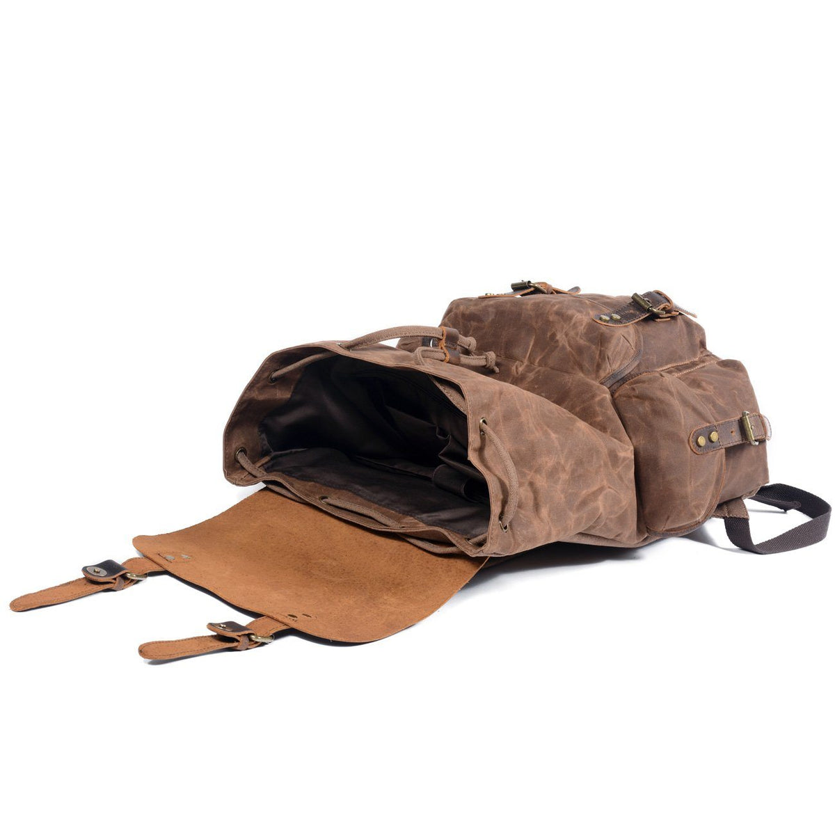 Hobart waxed canvas backpack — Beverley Lane
