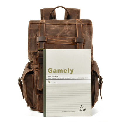 Nelson waxed canvas backpack — Beverley Lane