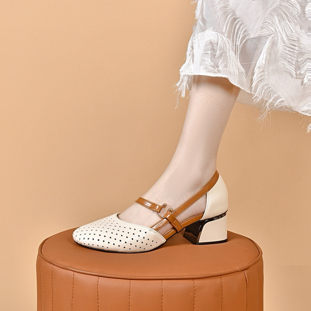 Verena | Komfortable Damen-Sandalen aus Weichem Lederoptik