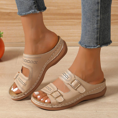 Lorena | Elegant Sandals with Anchor Pattern for Women
