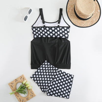 Bobbie | Two-Piece Tankini for Women with Polka Dot Pattern