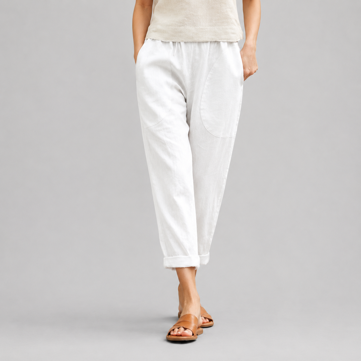 Krisan | Wide-Leg Pants with Pockets