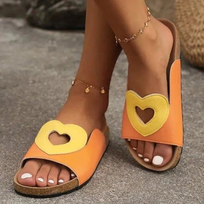 Inge | Heart-Shaped Design Sandals
