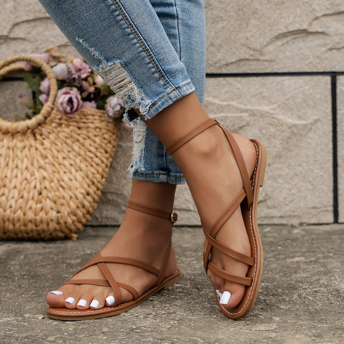 Paula | Chic Roman-Style Sandals