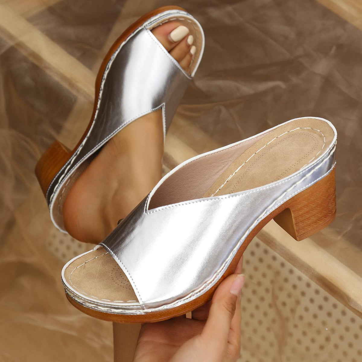 Lianna | Elegant Orthopaedic Sandals with Block Heel