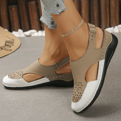 Heike | Soft Wedge Sandals with Adjustable Strap