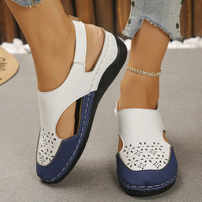 Heike | Soft Wedge Sandals with Adjustable Strap