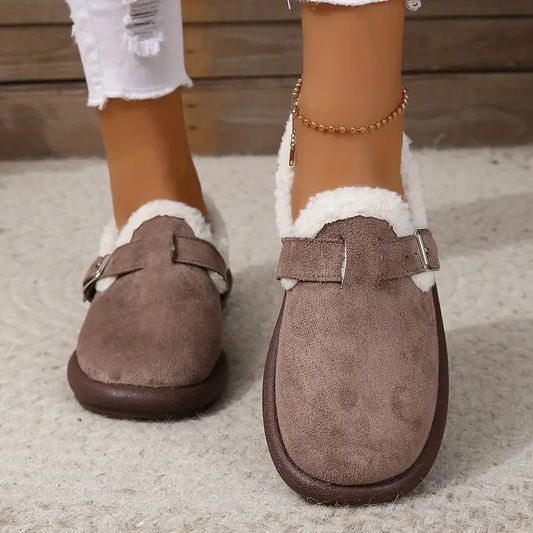 Krisa | Plush Slip-On Comfort Slippers