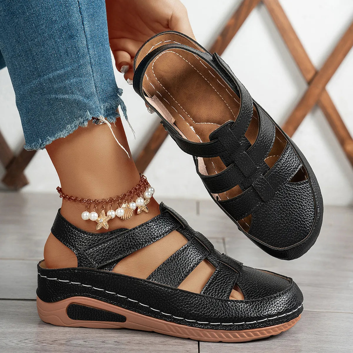 Gerta | Fashionable Sandals for Women with Supportive Sole