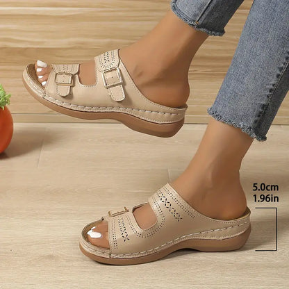 Lorena | Elegant Sandals with Anchor Pattern for Women