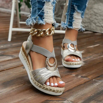 Brigitta | Sparkling Slingback Sandals