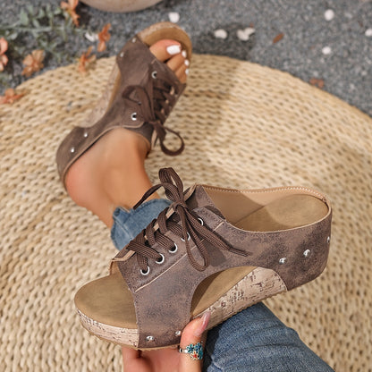 Marion | Casual Wedge Sandals with Modern Retro Charm