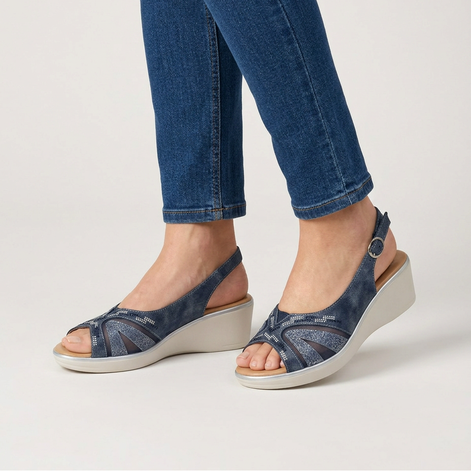Silvana | Polished Slingback Sandals for Women
