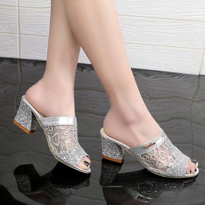 Marika | Sparkling Sandals with Elegant Sequins
