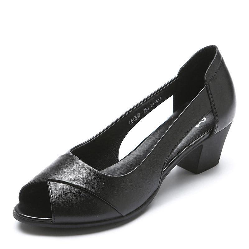 Annette | Non-Slip Faux Leather Sandals with Soft Sole