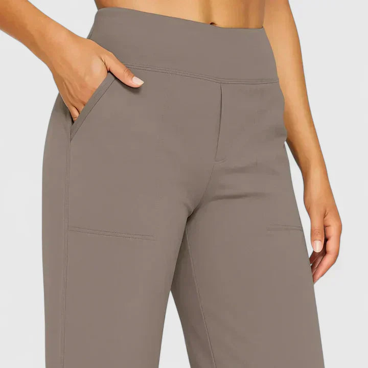 Ame | Versatile Chic Straight-Leg Pants with Pockets
