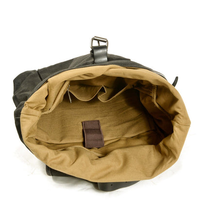 Cairns waxed canvas rolltop backpack — Beverley Lane