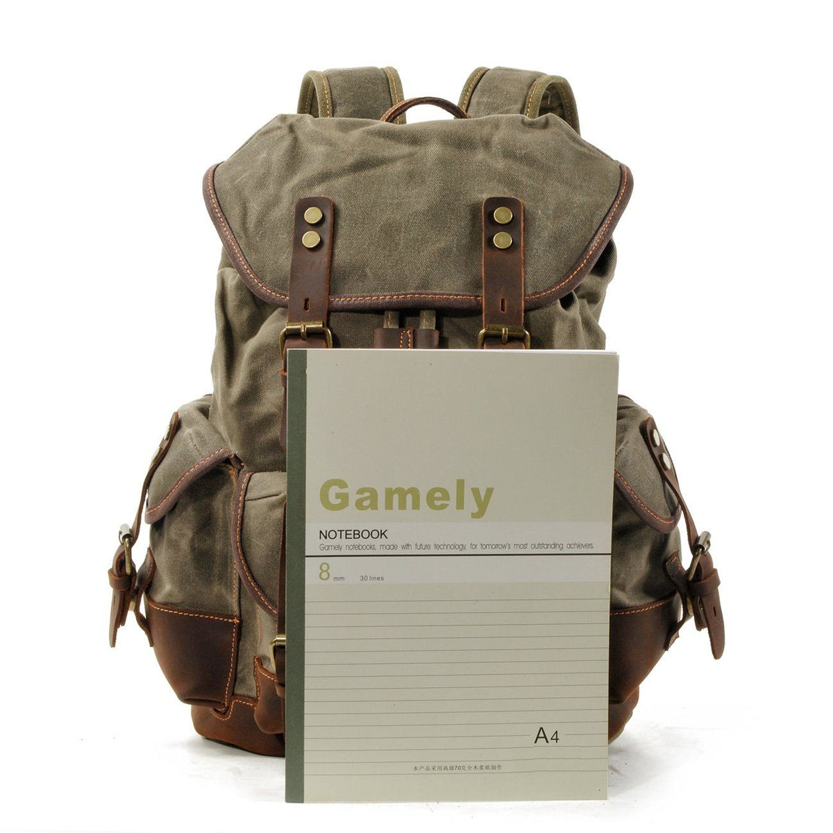 Ballarat waxed canvas backpack — Beverley Lane