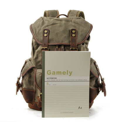 Ballarat waxed canvas backpack — Beverley Lane