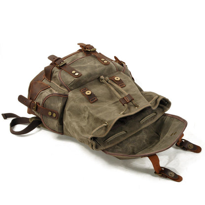 Ballarat waxed canvas backpack — Beverley Lane