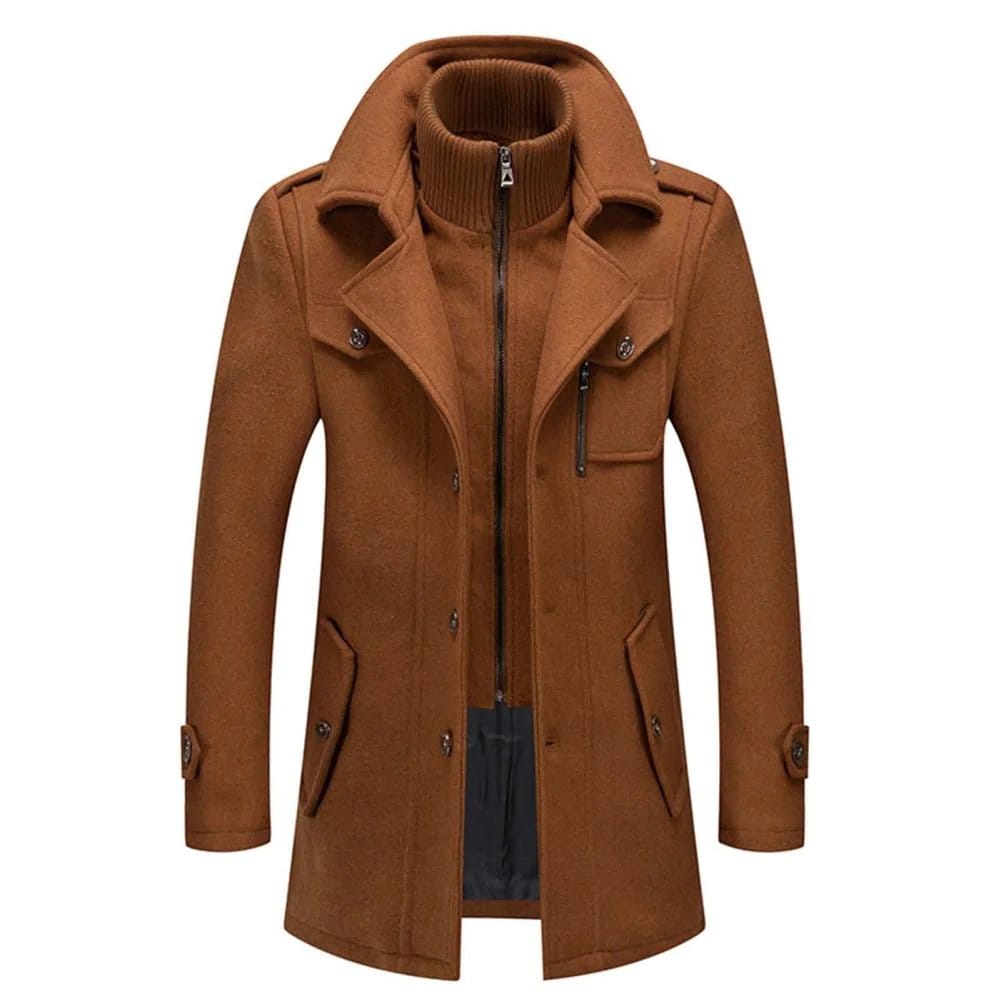 Max | Luxury Wool Coat with Thermal Inner Jacket for Men
