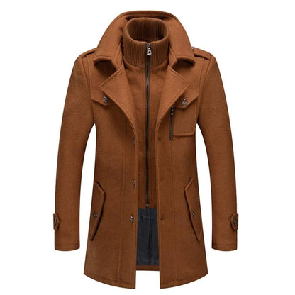 Max | Luxury Wool Coat with Thermal Inner Jacket for Men