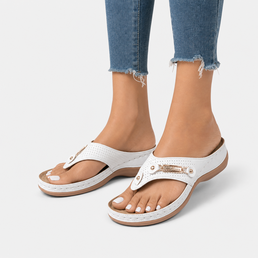 Claudia | Fashionable Wedge Sandals with Arch Support