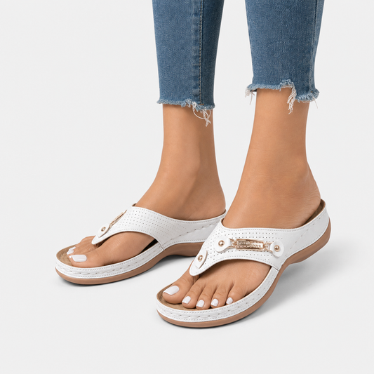Claudia | Fashionable Wedge Sandals with Arch Support