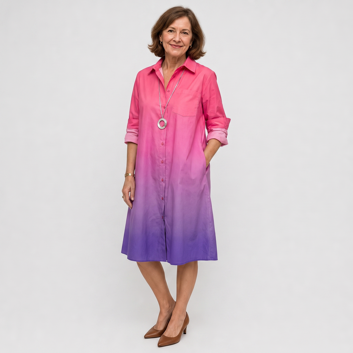 Marguerite | Elegant Shirt Dress for Warm Summer Days