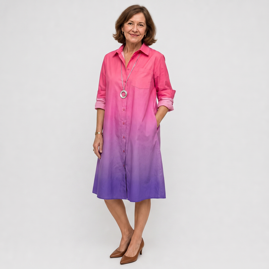 Marguerite | Elegant Shirt Dress for Warm Summer Days