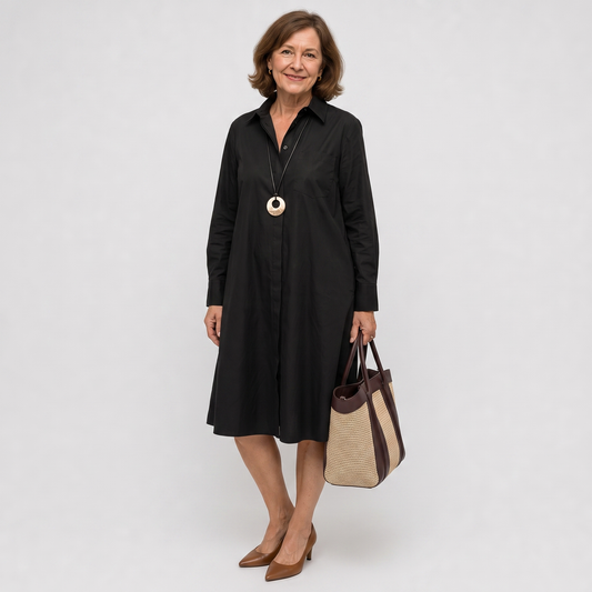 Monica | Timeless Shirt Dress with Elegant Silhouette