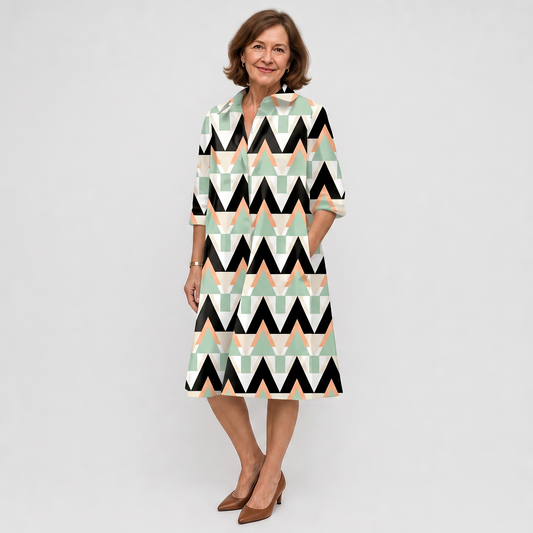 Frieda | Elegant Shirt Dress in Simple Design