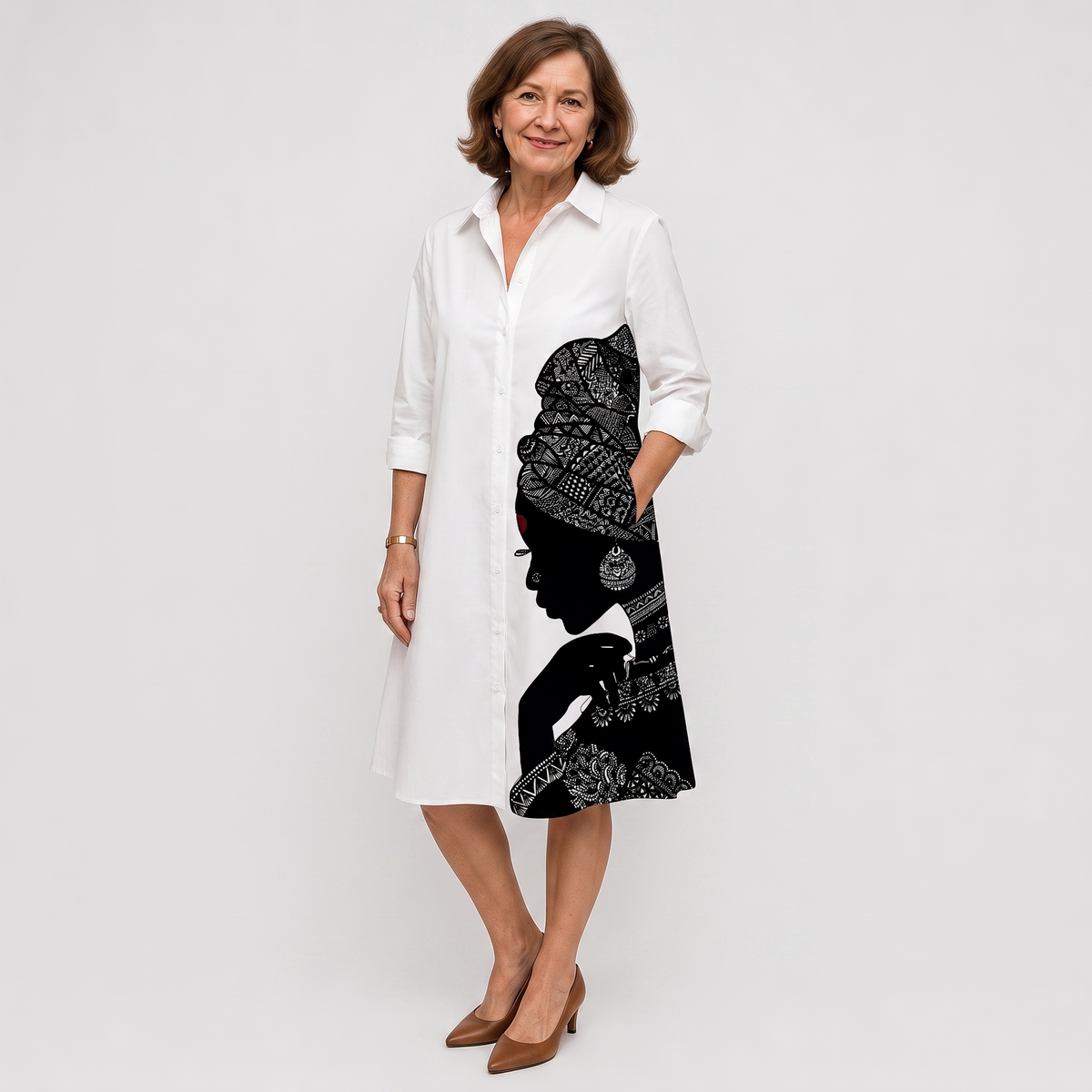 Petra | Relaxed Shirt Dress with an Elegant Touch