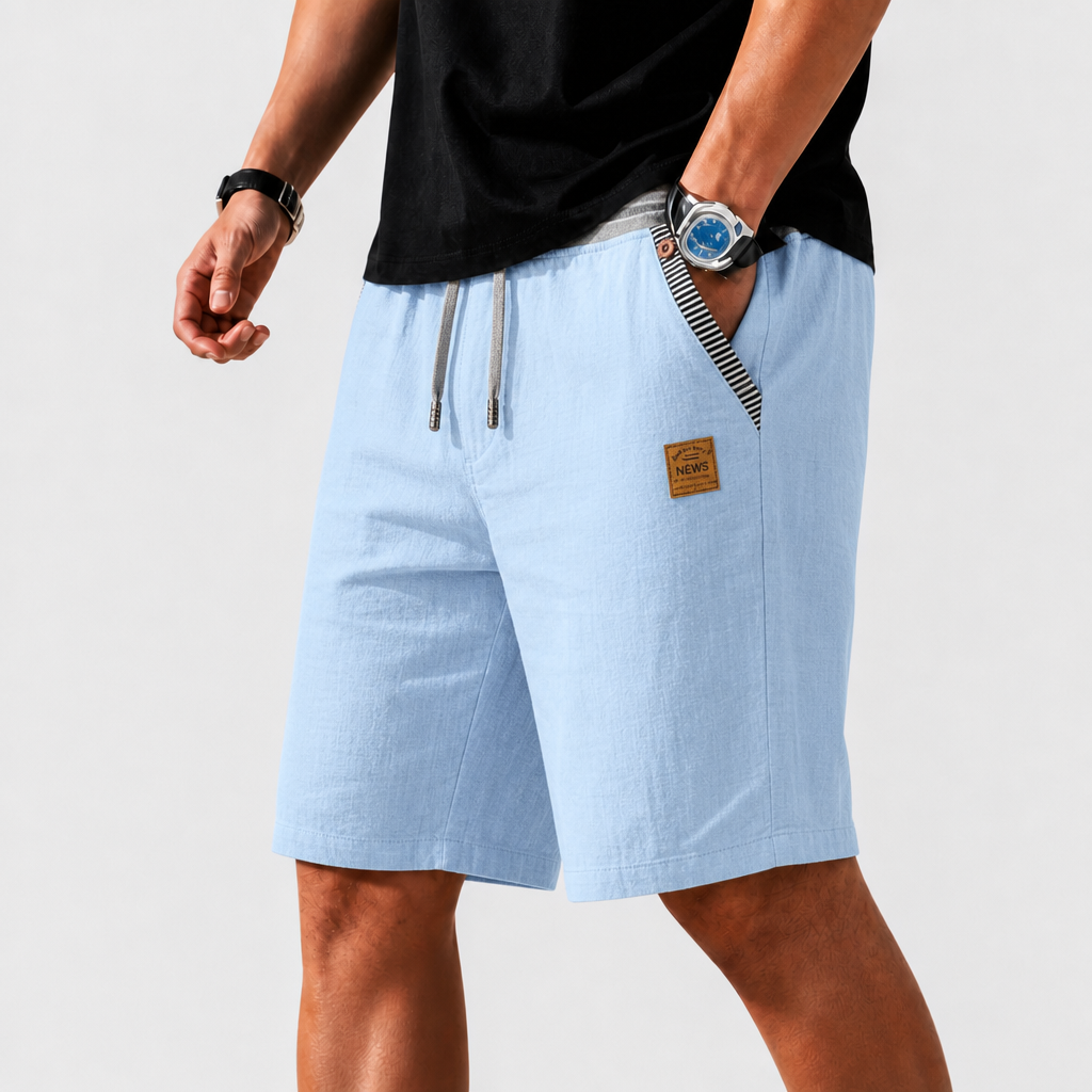 Kilian | Summer Shorts in Linen-Look Fabric