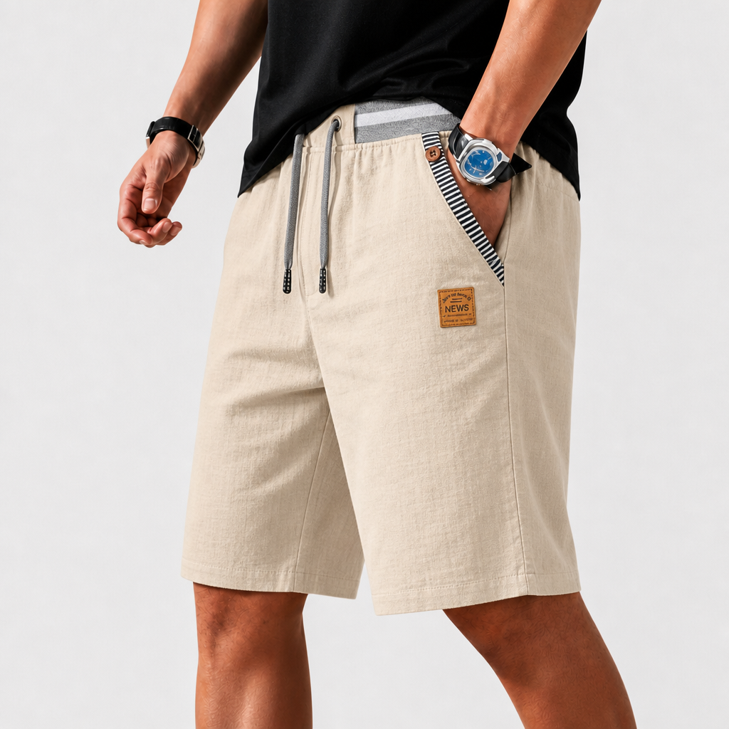 Kilian | Summer Shorts in Linen-Look Fabric