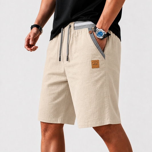 Kilian | Summer Shorts in Linen-Look Fabric