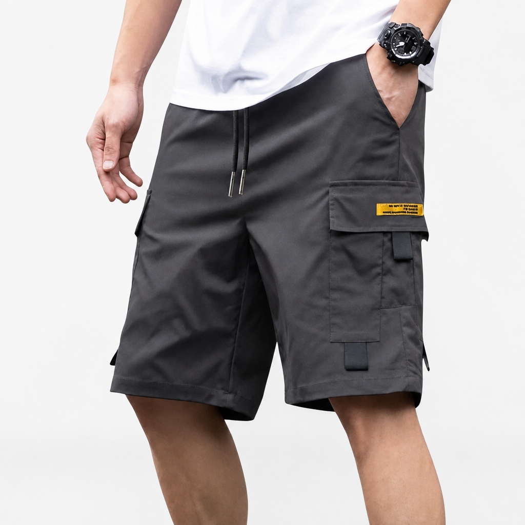 Korbinian | Cargo Shorts with Adjustable Drawstring