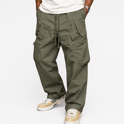 Quirin | Straight Fit Cargo Trousers