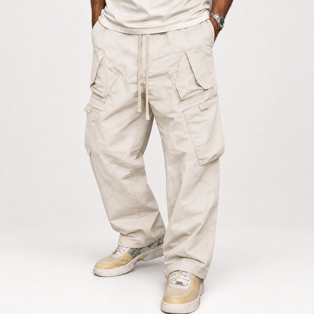 Quirin | Straight Fit Cargo Trousers