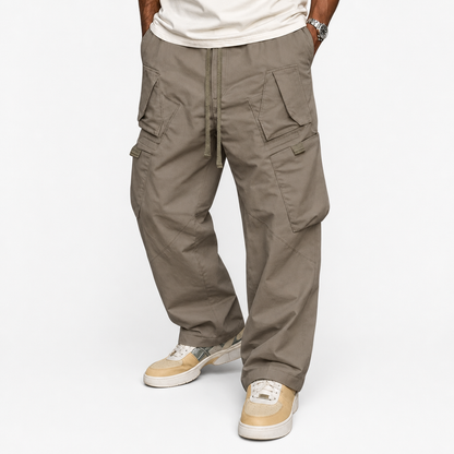 Quirin | Straight Fit Cargo Trousers