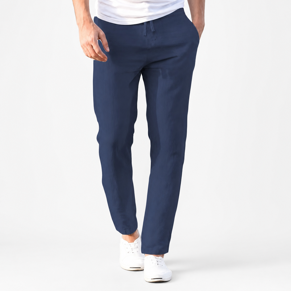 Hubert | Casual Trousers with Elastic Waistband