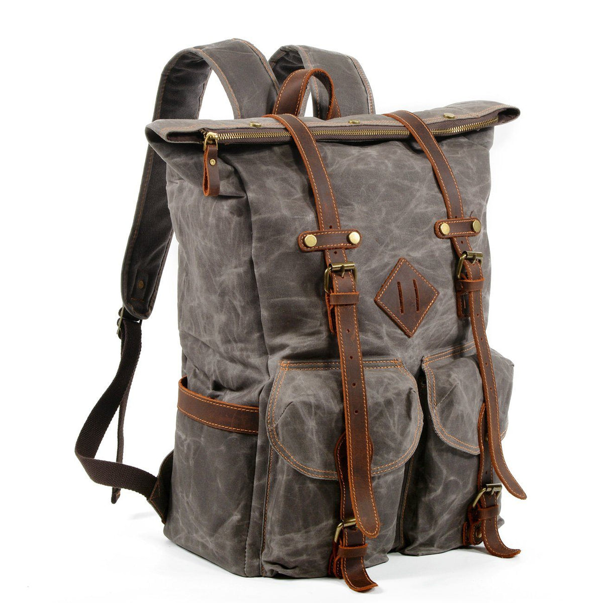 Picton | Cotton Canvas Laptop Backpack · 25L