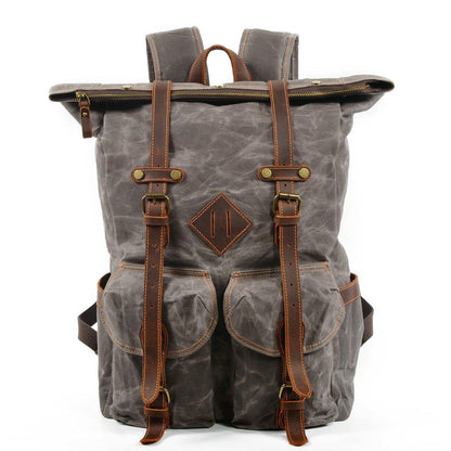 Picton | Cotton Canvas Laptop Backpack · 25L