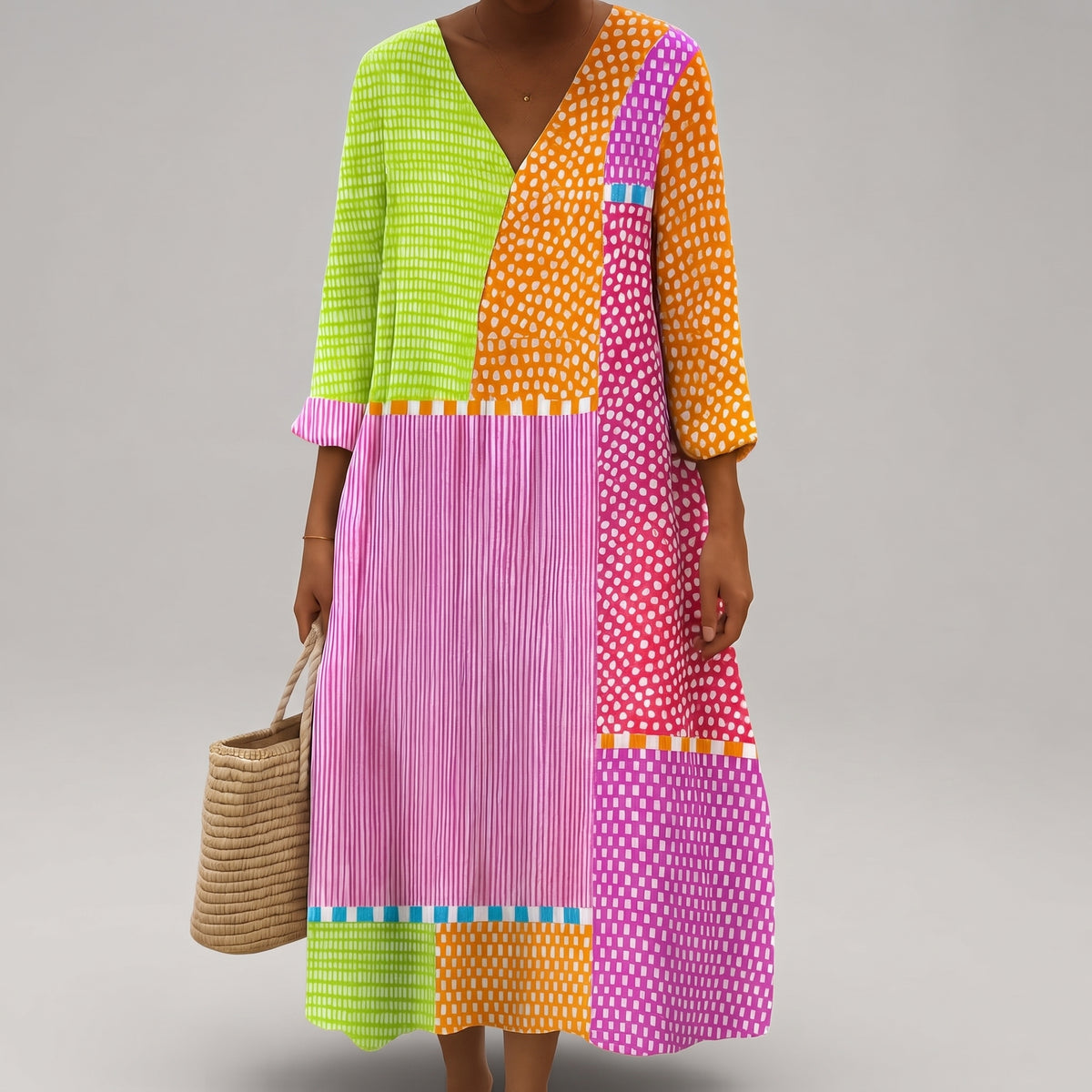 Editha | Casual Spring Midi Dress