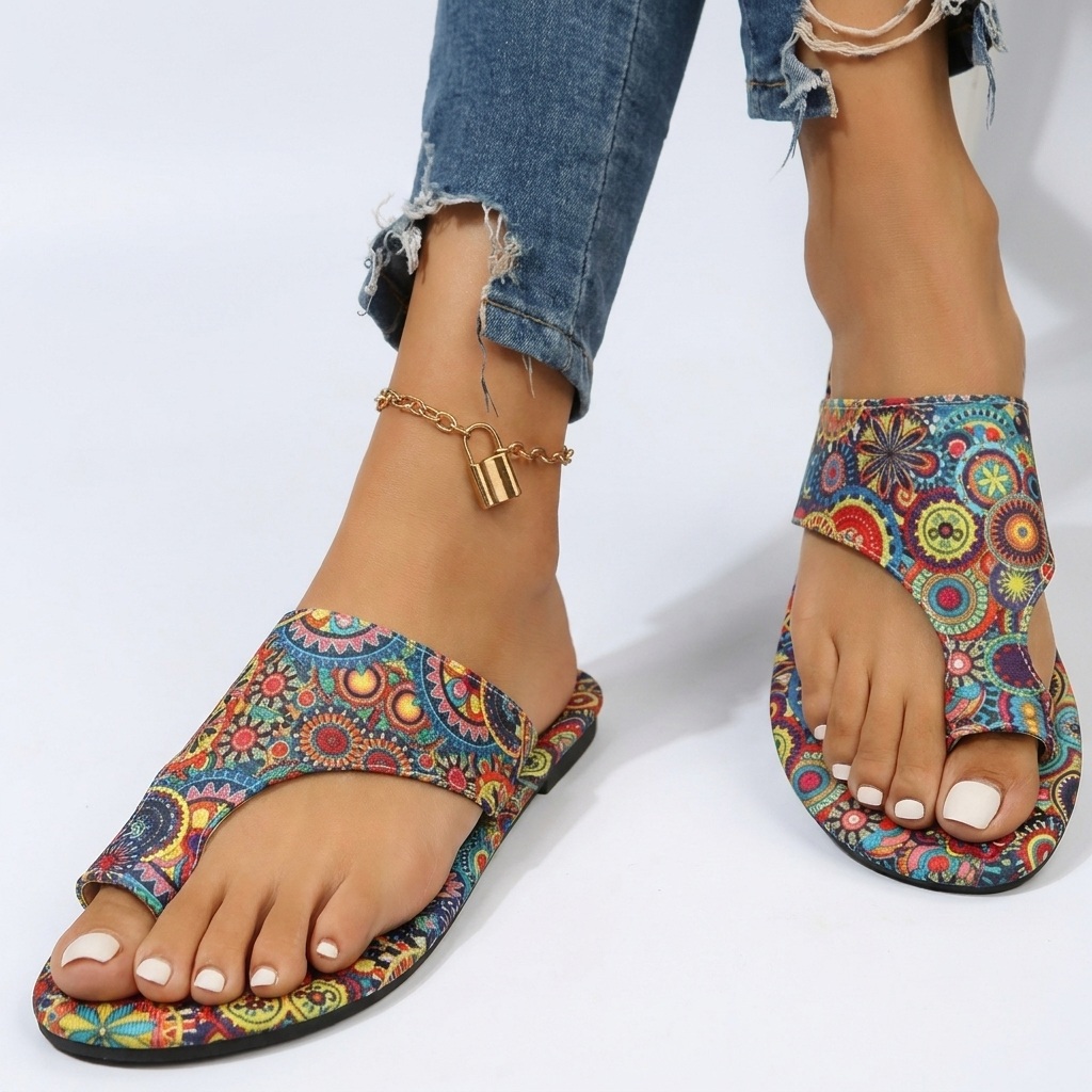 Antonia | Light Orthopaedic Flat Sandals for Women