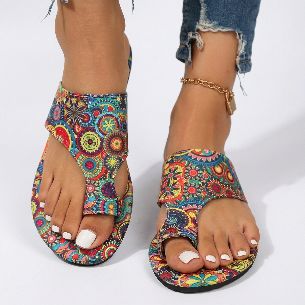 Antonia | Light Orthopaedic Flat Sandals for Women