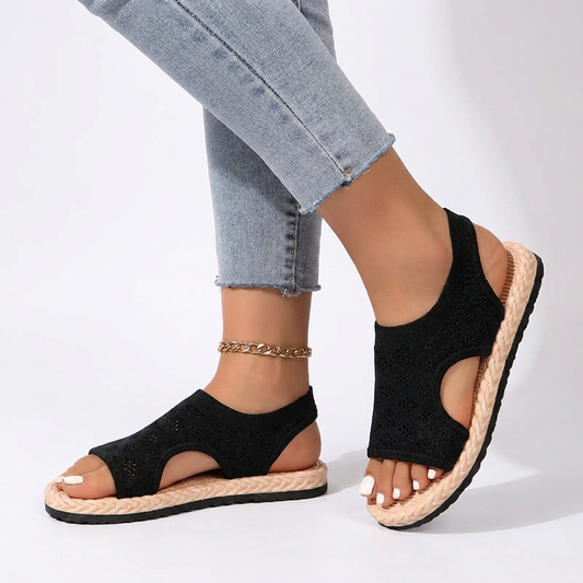 Frankie | Comfortable Flat Sandals for Women in Mesh