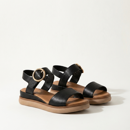 Liana | Comfortable Resort-Style Sandals with Gold Accents