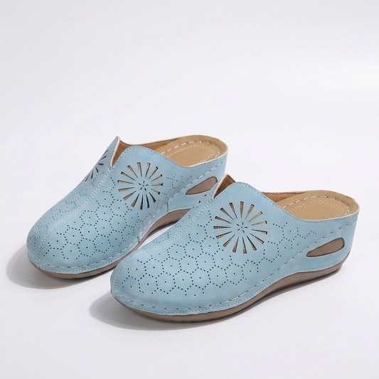 Hazel | Breathable Orthopaedic Sandals with Floral Pattern