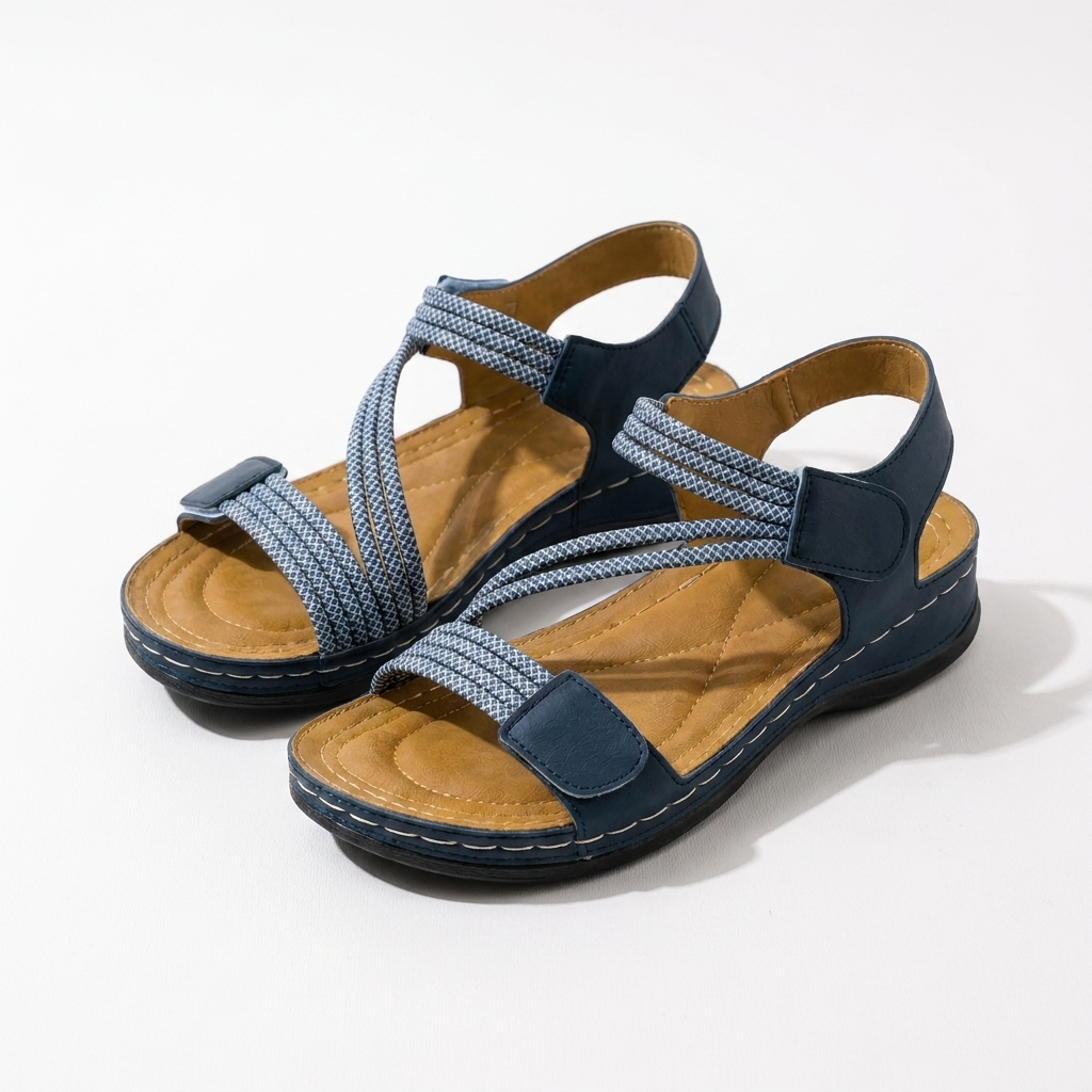 Hanne | Comfortable Strappy Sandals with Soft Footbed